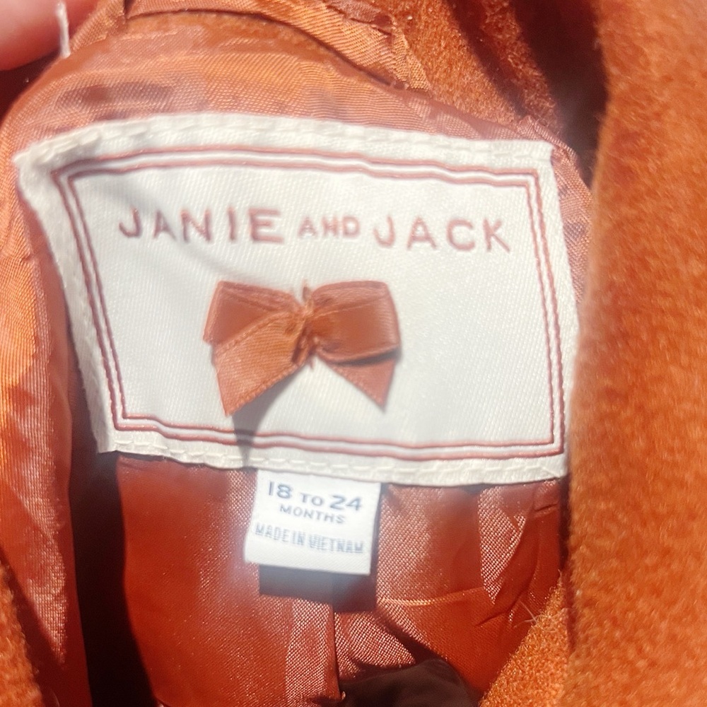 Janie and jack coat - Picture 5 of 7